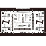 增強型ISO12233標準分辨率測試卡（0.5倍、1倍、2倍、4倍、8倍）4000線